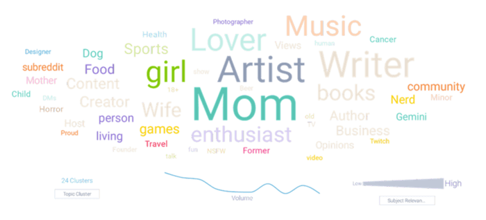 Figure 5- Source bios of Millennial women-1