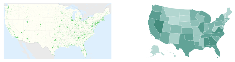 Image 3 - Maps showing Dollar Tree locations