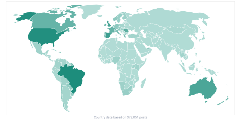 2023 Black Friday geographical distribution
